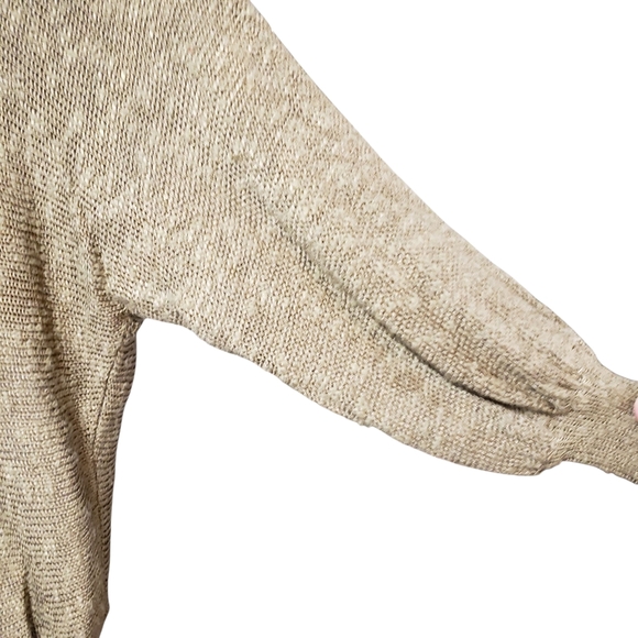 Vintage Women's  Sweater Brown Bronze Sequin Fish Medium Large - Picture 4 of 15